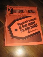 RUTEBOK FOR NORGE, NR 1, 2. januar 1981..