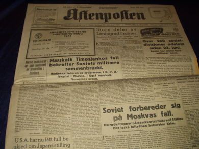 1941,nr 497, Morgen, Aftenposten