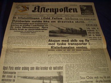 1940,nr 165, Morgen, Aftenposten.