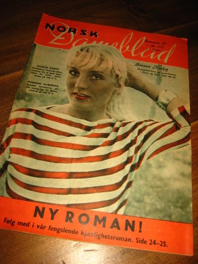 1955,nr 020, NORSK Dameblad. SOSSEN KROGH