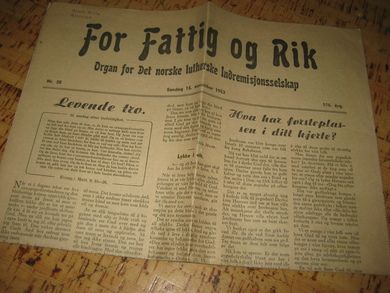 1953,nr 038, For Fattig og Rik.