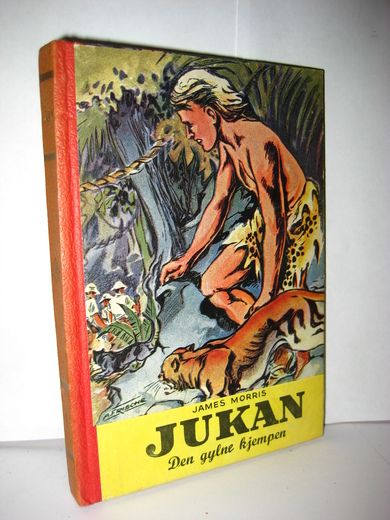 MORRIS: JUKAN Den gylne kjempen. Bok nr 1 i denne serien. 2. opplag 1952.