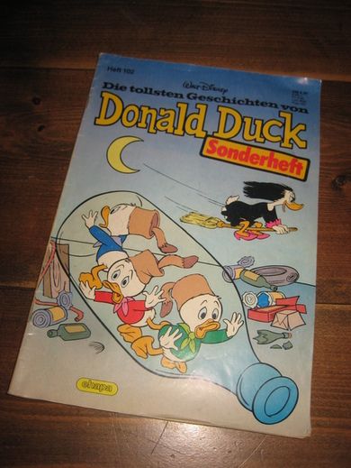 1989, HEFT 102, DONALD DUCK. TYSK. 