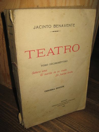 BENAVENTE: TEATRO. 1919.