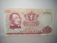 1971, 100 KRONER, nr R5503536.