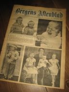 1938, 19. februar, MAGASINET Bergens Arbeiderblad. HARALD, ASTRID og RAGNHILD. 