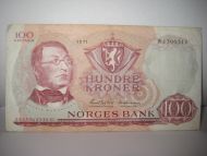 1971, 100 kroner, Nr R1700317.