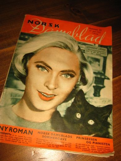 1957,nr 025, NORSK Dameblad. GHISLAINE ARSAC. 