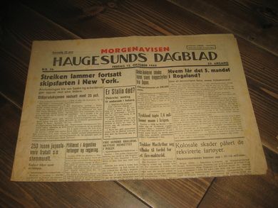 1945,nr 036, HAUGESUNDS DAGBLAD.