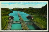 Miraflores Locks, Looking towards Gaillard Cut, Panama Canal