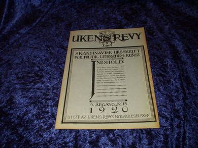 1920,nr 015, UKENS REVY