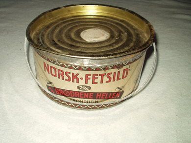 NORSK FETSILD fra Brødrene Hellen, Trondheim