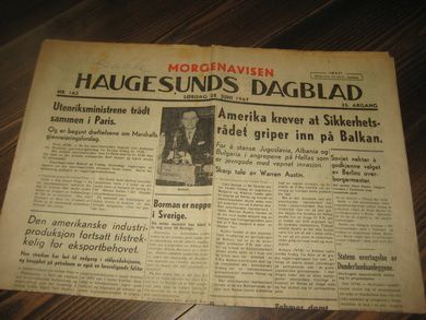 1947,nr 143, HAUGESUNDS DAGBLAD.