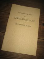 Rettleiing og regler for LEVERANDØRANE VED SUNNMØRE MEIERI. 1932.