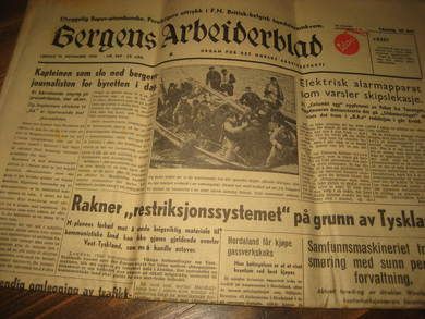 1949,nr 269, 19. november, Bergens Arbeiderblad.