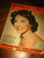 1957,nr 010, NORSK Dameblad. Susan Hayward. 