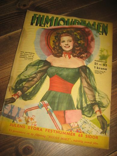 1945,nr 051, FILMJOURNALEN. Julens store festnummer.