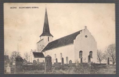 Skåne. Blentarps Kyrka. 1912