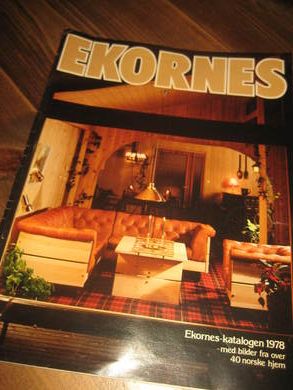 EKORNES KATALOGEN 1978.