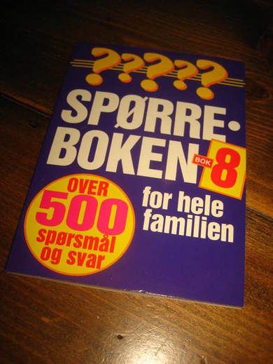 Spørreboken nr 8, Hjemmet, 1998.