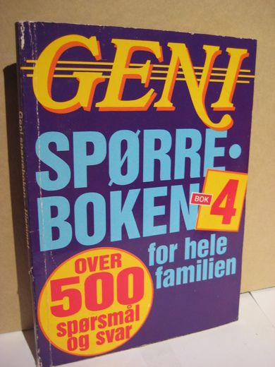 GENI. Spørrebok for hele familien. 1994