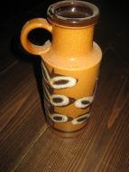 Keramikk vase, scheurich, 50 tallet. Ca 20 cm høg.