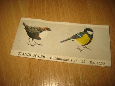 Folder med 2 ubrukte frimerker, 1980