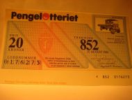 1986, trekning 852,                    Nr. 0176273.