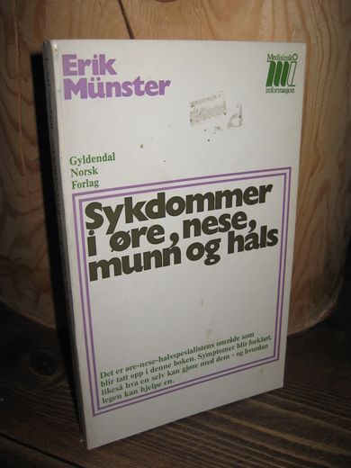 Munster: Sykdommer i øre, nese, munn og hals. 1974.