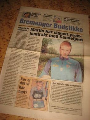 BREMANGER BUDSTIKKE, gratis prøveavis høsten 2009.