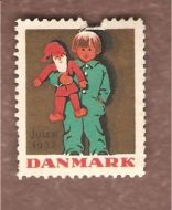 1932, julemerke fra Danmark, ubrukt