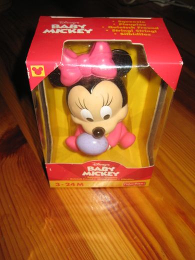 Eske med ubrukt innhold, BABY MICKEY fra FISHER PRICE. 2000.