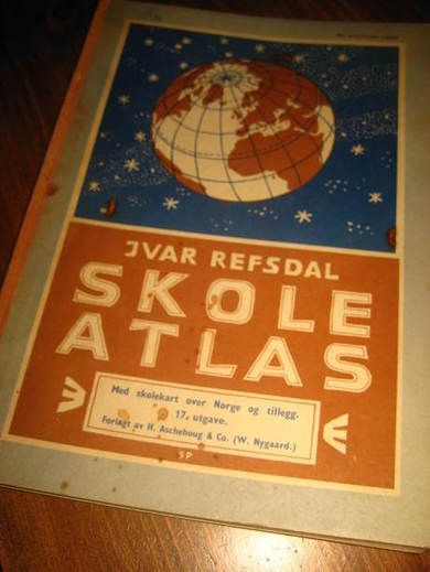 REFSDAL, IVAR: SKOLE ATLAS. 1954.