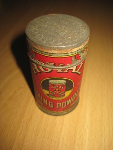 Boks uten innhold, ROYAL BAKING POWDER, 40 tallet.