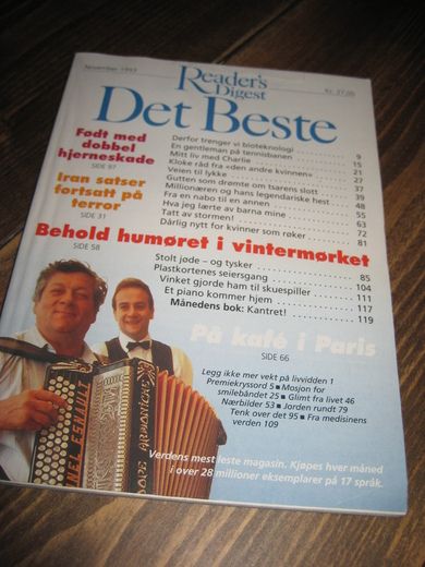 1993,nr 011, Det Beste fra Readers Digest.