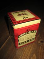 Boks uten innhold, HORNIMANS PURE TEA, 60 tallet.