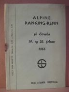 ALPINE RANKING RENN på Stranda 19. og 20. februar 1966. SLALOM.