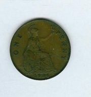 1936, one penny