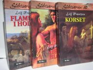 Bok nr 008, 9, 10. FLAMMER I HODET, HETT BLOD, KORSET. 2001.