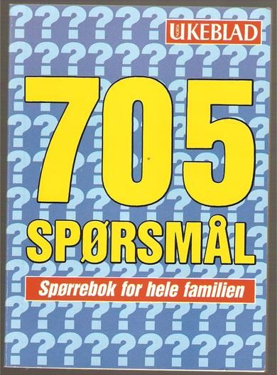 Spørrebok for hele familien. 705 SPØRSMÅL. 1993