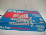 Eske med ubrukt innhold, Fischer technik 50S/3. Made in Western Germany, 60 tallet.