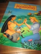 Pen, ubrukt, plastbelagt plakat fra  Disney, ca 41*51 cm stor,  POCAHONTAS. 2000.  Dette er plakat nr 8