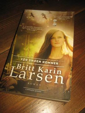 LARSEN, BRITT KARIN: FØR SNØEN KOMMER. 2013.