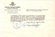 Brev fra Statens Bilsakkyndige i 1957