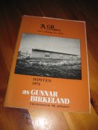 1975,høst, Produktkatalog fra Gunnar Birkeland, Trondheim.