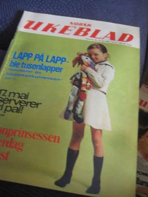 1975,nr 029, NORSK UKEBLAD. SONJA OG HARALD