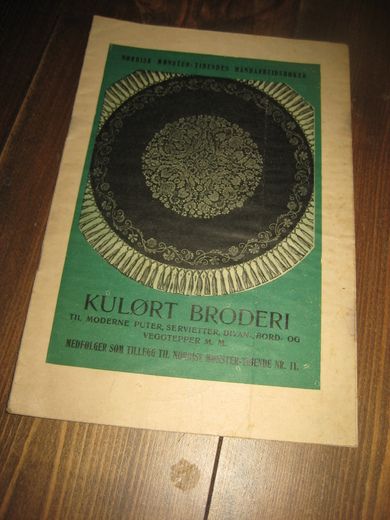 KULØRT BRODERI. 1932.