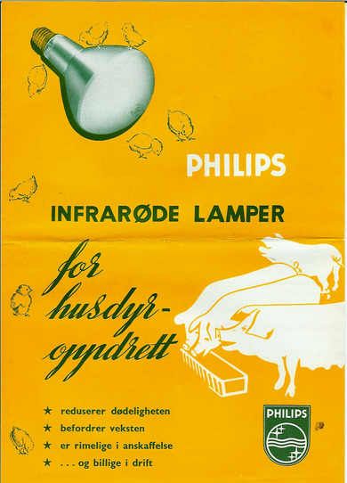 PHILLIPS INFRARØDE LAMPER