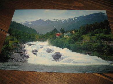 Hellesyltfossen, Hellesylt. Normann T-13-73. 70 tallet. Ubrukt.