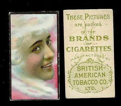 K. samlerkort fra British American Tobacco LTD